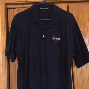Corvette C4 logo polo shirt size large.